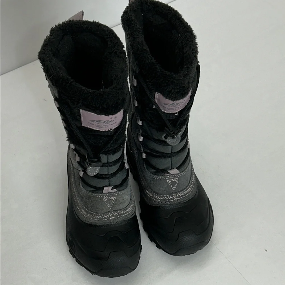 Kids Winter Boots - Black and Gray